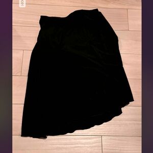 Helium Elegant Black Women's Skirt LARGE 30in waist length 25in